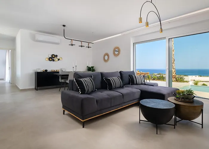 빌라 Luxurious With Sea Views In Rhodes