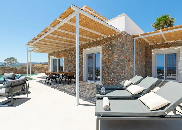 Luxurious With Sea Views In Rhodes Villa