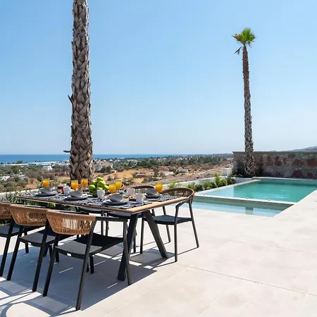Luxurious With Sea Views In Rhodes Villa *